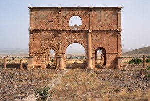View of the pretorium by Roman Imperial Period